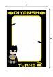 Batman Theme Customized PhotoBooth Discount