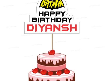 Batman Theme Customized Cake Topper Hot on Sale