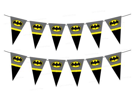 Batman Theme Flag Bunting on Sale