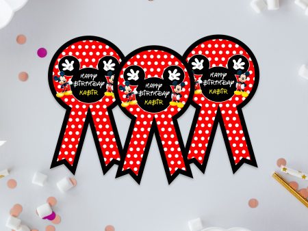 Mickey Mouse Theme Badges Online Hot Sale