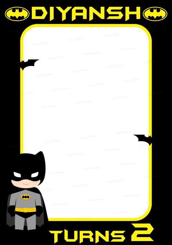 Batman Theme Customized PhotoBooth Discount