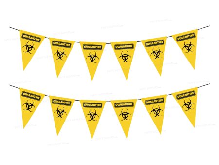 Quarantine Theme Flag Bunting For Sale