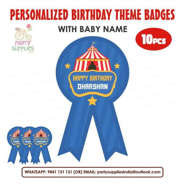 Circus Theme Badges For Cheap