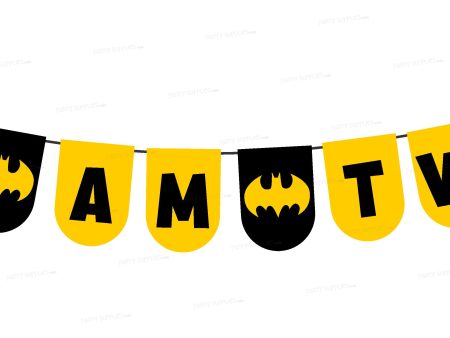 Batman Theme Customized with Baby Age Hanging on Sale