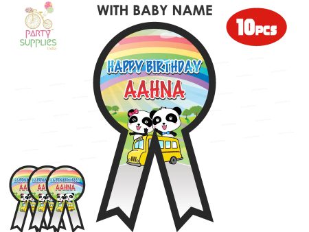 Baby Bus Theme Badges For Discount