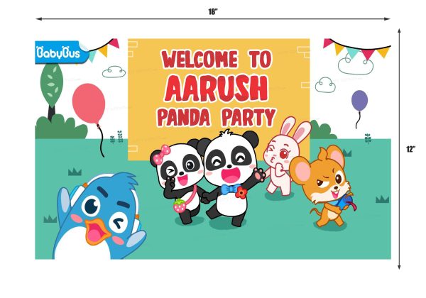 Baby Bus Theme Customized Welcome Board Online Hot Sale