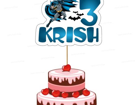 Batman Theme Cake Topper Online