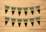 Batman Theme Flag Bunting on Sale