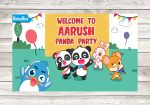 Baby Bus Theme Customized Welcome Board Online Hot Sale