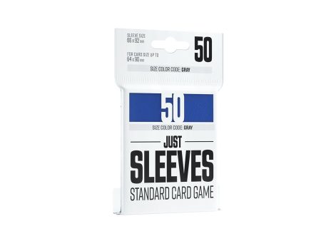 Just Sleeves: Standard Card Game - Blue (50ct) Online Hot Sale