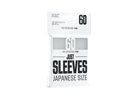 Just Sleeves: Japanese Size - White (60ct) on Sale