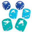 Shark D6 Dice Set Cheap