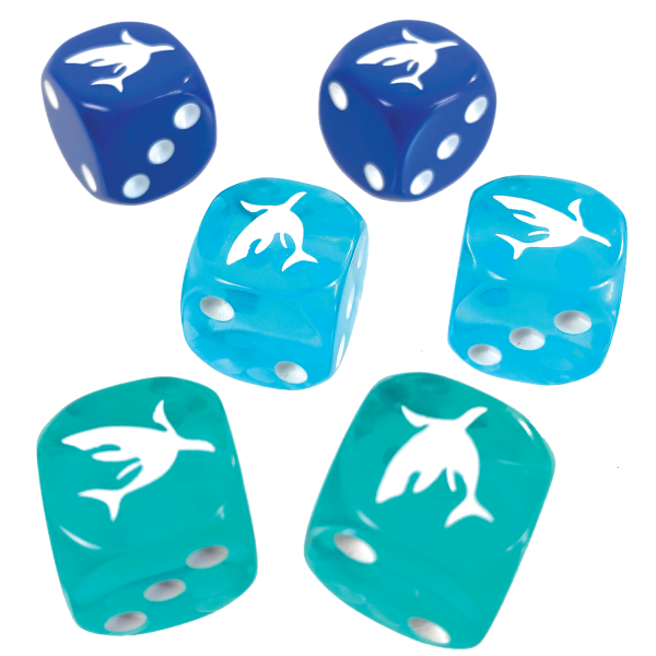 Shark D6 Dice Set Cheap