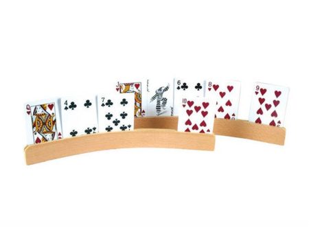 Curve Shape Wooden Card Holders - 2 Pieces For Cheap