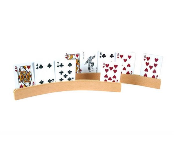 Curve Shape Wooden Card Holders - 2 Pieces For Cheap