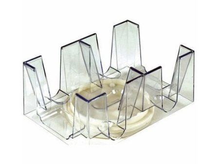 6 Deck Plastic Revolving Card Tray For Discount