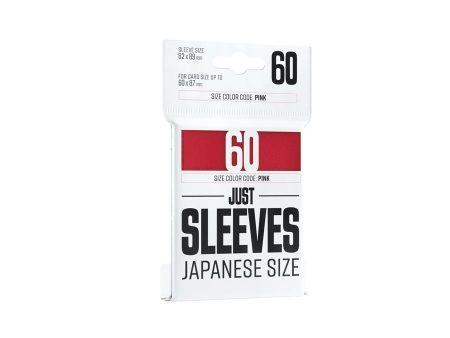 Just Sleeves: Japanese Size - Red (60ct) Online now