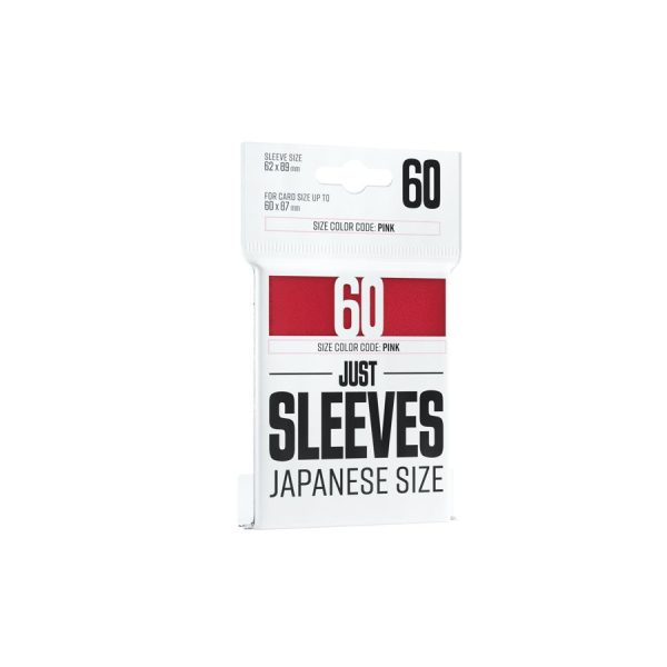 Just Sleeves: Japanese Size - Red (60ct) Online now