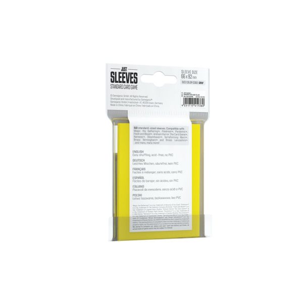 Just Sleeves: Standard Card Game - Yellow (50ct) For Discount