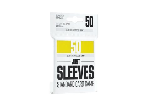 Just Sleeves: Standard Card Game - Yellow (50ct) For Discount